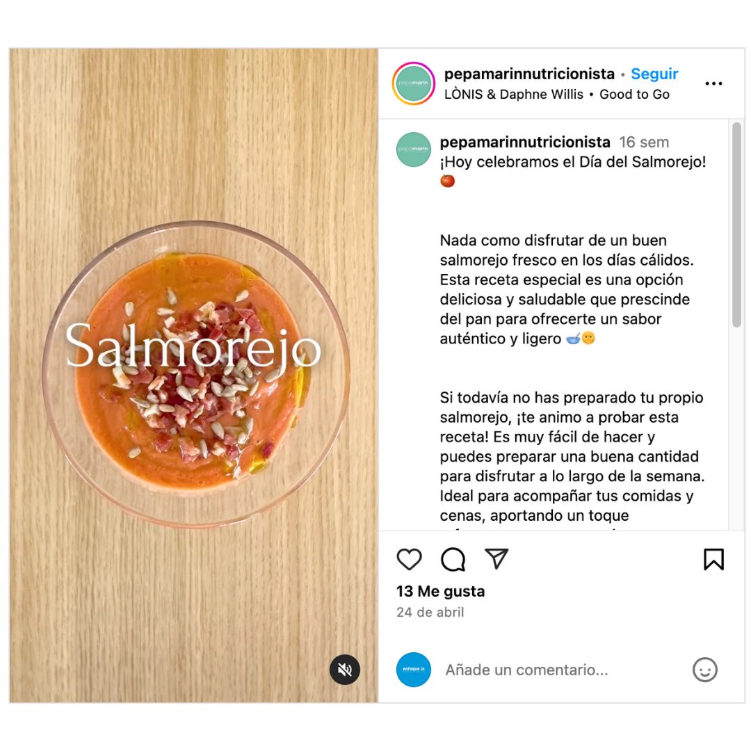 salmorejo receta sin pan